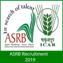 ASRB Recruitment 2019