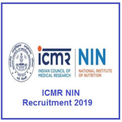 ICMR NIN Recruitment 2019