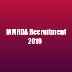 MMRDA Recruitment 2019