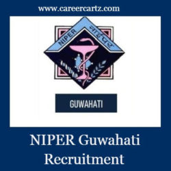 NIPER Guwahati Recruitment 2019