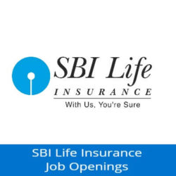 SBI Life Insurance Jobs 2019