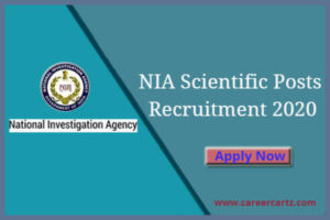NIA Current Recruitment 2020
