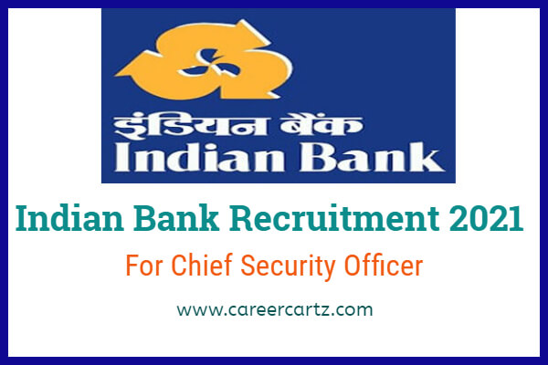 Indian Bank Recruitment 2021