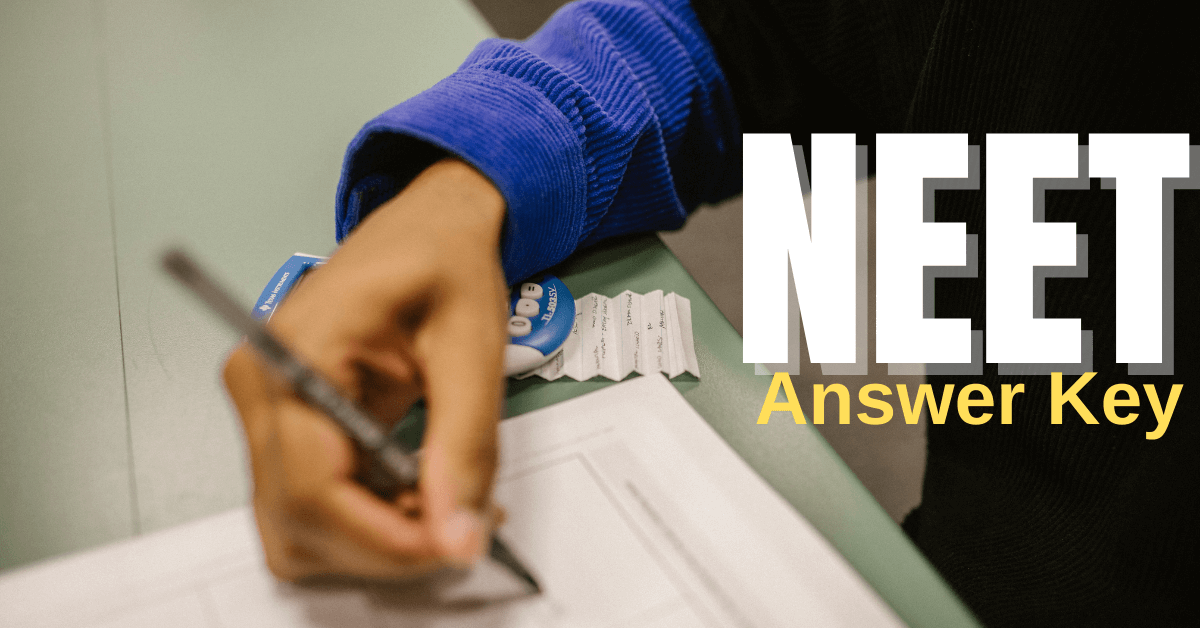 NEET Answer Key Official 2024 Download Final Answer Key