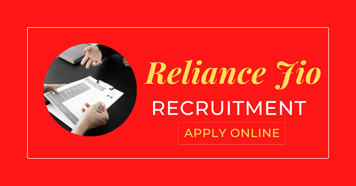 Reliance Jio Recruitment 2022