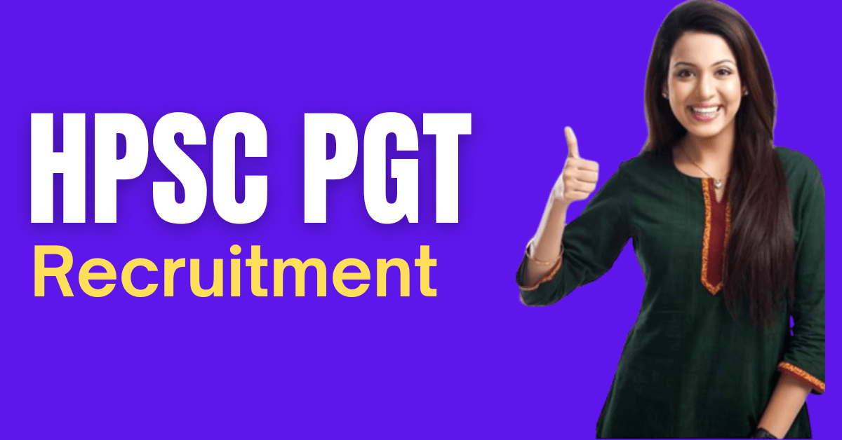 HPSC PGT Recruitment 2022