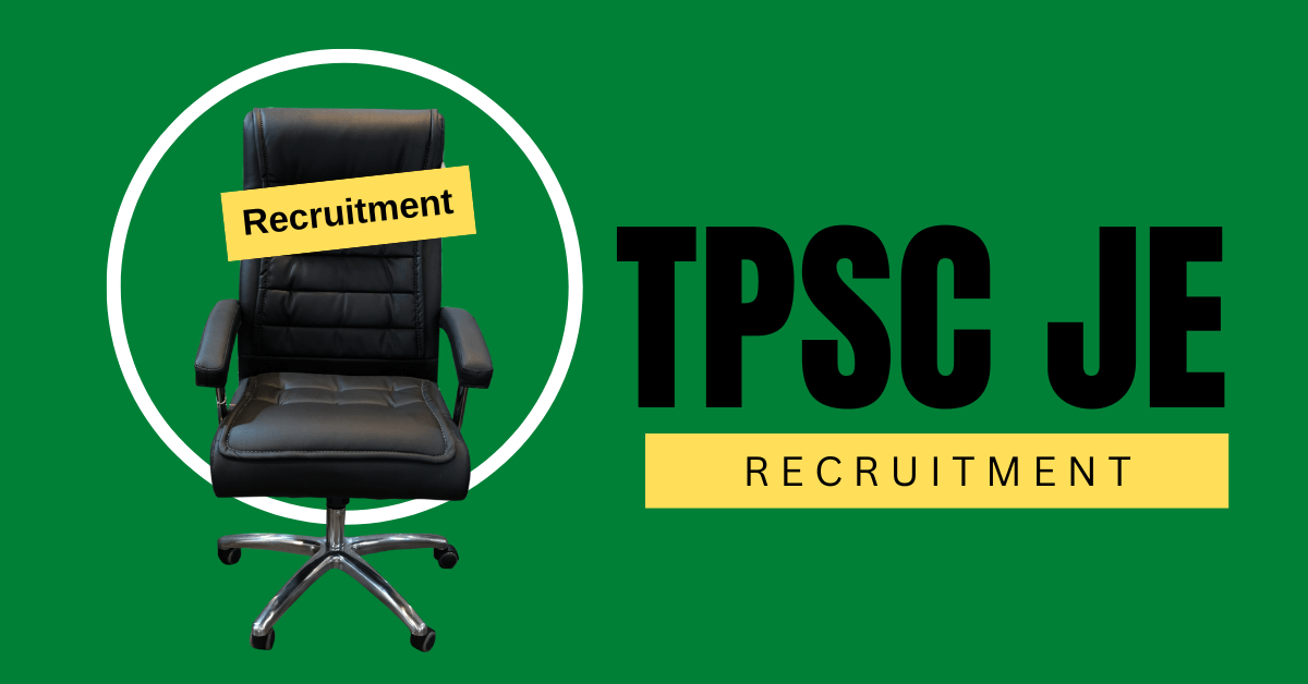 TPSC JE Jobs 2022