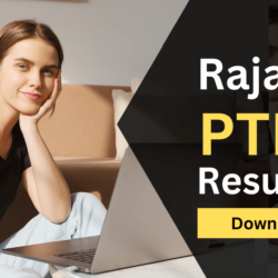 PTET 2023 - Rajasthan PTET Result Out, Download PTET Result PDF