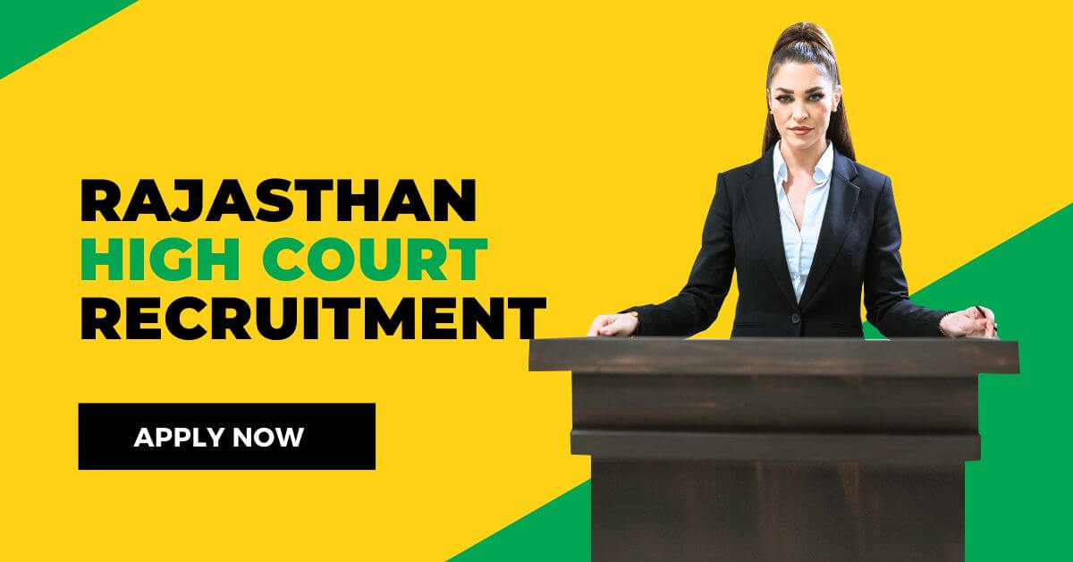 Rajasthan High Court Recruitment